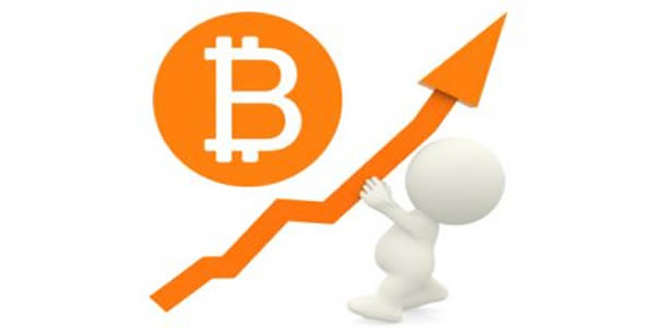 Bitcoin value rises