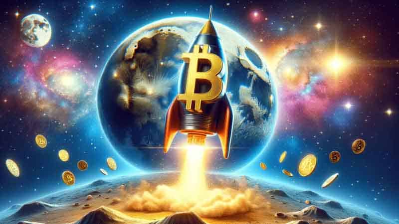 Bitcoin soars